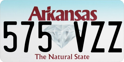 AR license plate 575VZZ