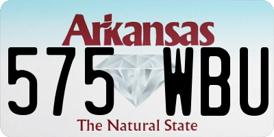 AR license plate 575WBU