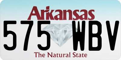 AR license plate 575WBV