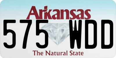 AR license plate 575WDD