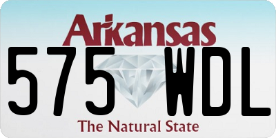 AR license plate 575WDL