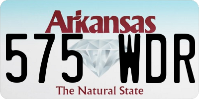 AR license plate 575WDR