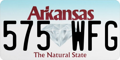 AR license plate 575WFG