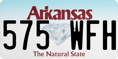 AR license plate 575WFH