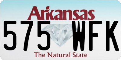 AR license plate 575WFK