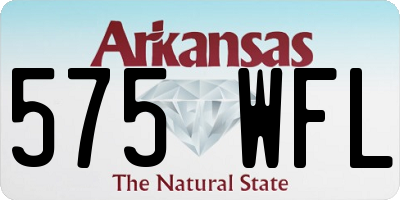 AR license plate 575WFL