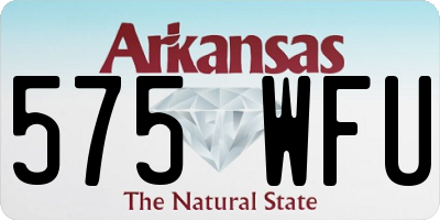 AR license plate 575WFU