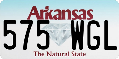 AR license plate 575WGL