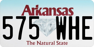 AR license plate 575WHE