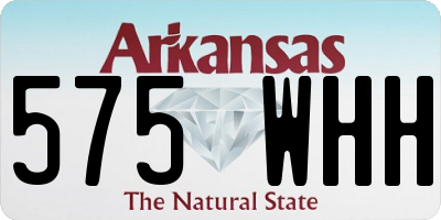 AR license plate 575WHH