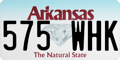 AR license plate 575WHK