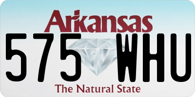 AR license plate 575WHU