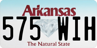 AR license plate 575WIH