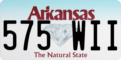 AR license plate 575WII