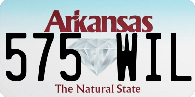 AR license plate 575WIL
