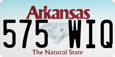 AR license plate 575WIQ
