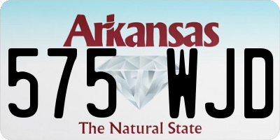 AR license plate 575WJD