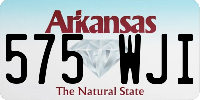 AR license plate 575WJI
