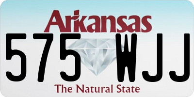 AR license plate 575WJJ
