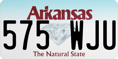 AR license plate 575WJU
