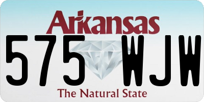 AR license plate 575WJW