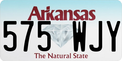 AR license plate 575WJY