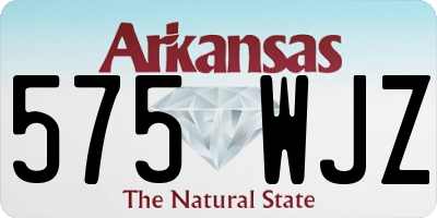 AR license plate 575WJZ