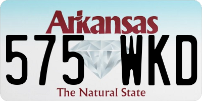 AR license plate 575WKD