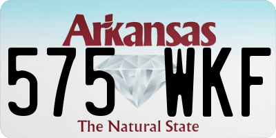 AR license plate 575WKF