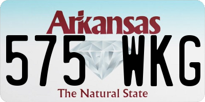 AR license plate 575WKG
