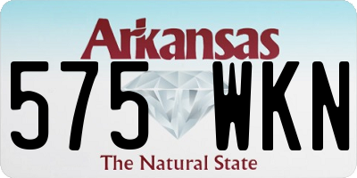 AR license plate 575WKN
