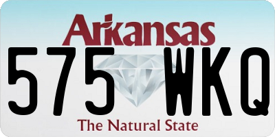 AR license plate 575WKQ