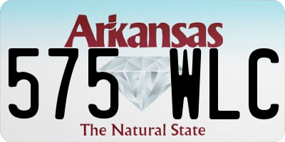 AR license plate 575WLC