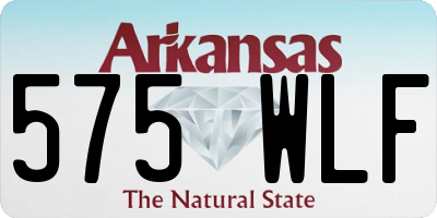 AR license plate 575WLF