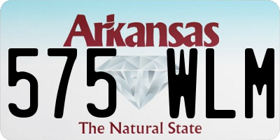 AR license plate 575WLM
