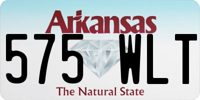 AR license plate 575WLT