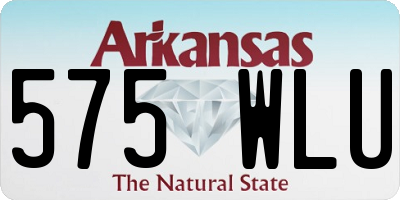 AR license plate 575WLU