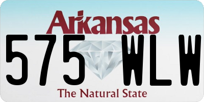 AR license plate 575WLW