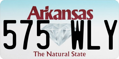 AR license plate 575WLY