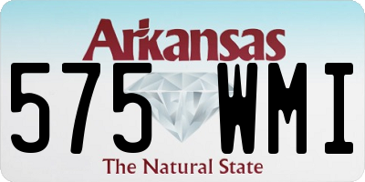 AR license plate 575WMI