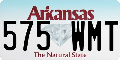 AR license plate 575WMT