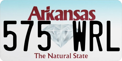 AR license plate 575WRL