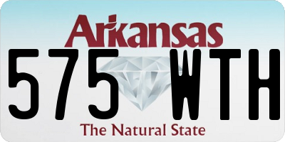 AR license plate 575WTH
