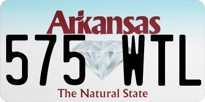 AR license plate 575WTL