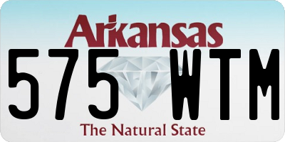 AR license plate 575WTM