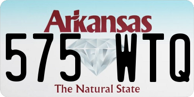 AR license plate 575WTQ