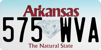 AR license plate 575WVA