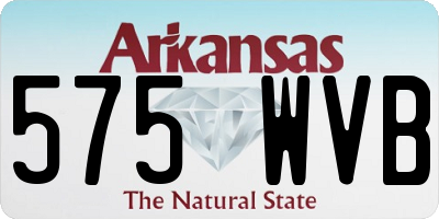AR license plate 575WVB