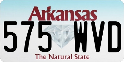 AR license plate 575WVD