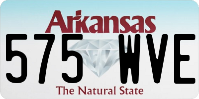 AR license plate 575WVE